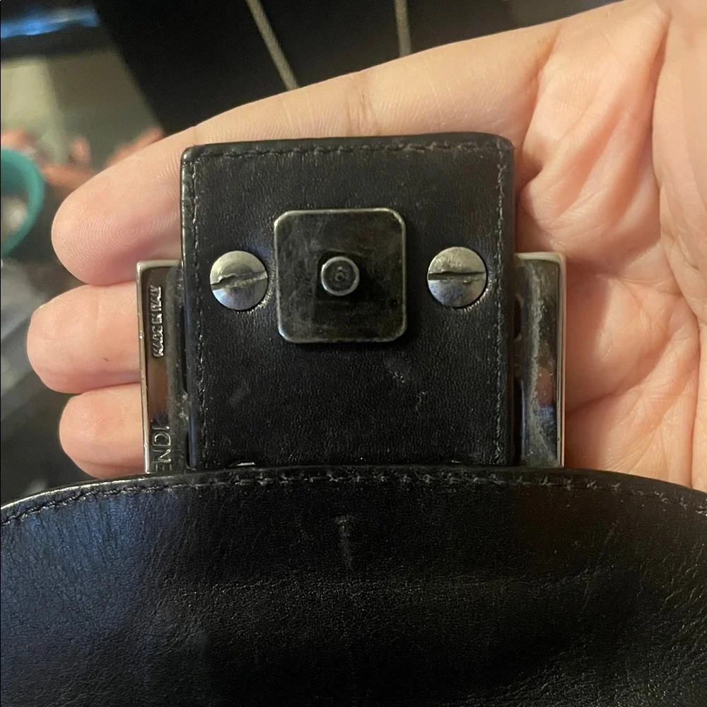 Fendi Black Zucca Print Handbag - Picture 9 of 16